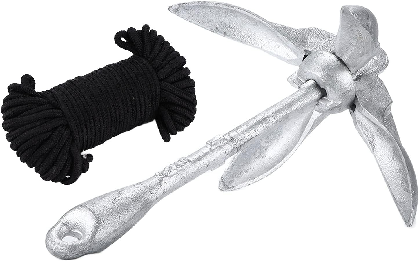 Marine Anchor Portable Folding Carbon Steel Galvanized Kayak Boat