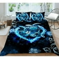 thumbnail image 1 of Marine Animal Bedding Set Longevity Turtle Duvet Cover Pillow Cover 2/3pcs Quick Drying Home Textile, 1 of 5