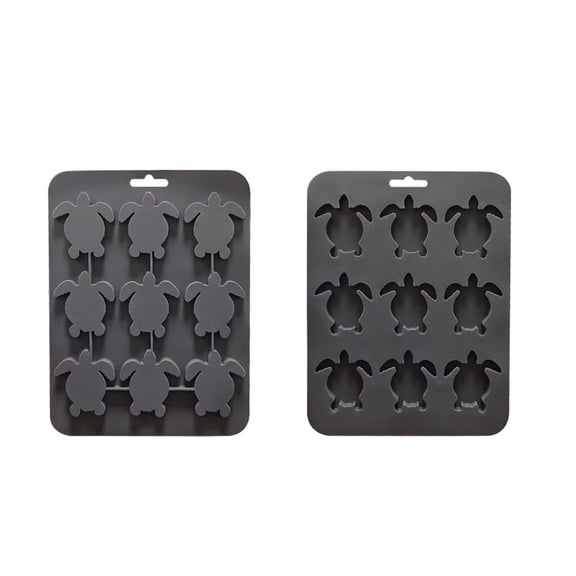 Marine Animal Mould Turtle Silica Gel Ice Lattice Silicone Mould Chocolate Jelly Candy Soap Lotion Stick Gypsum Clay For Baking Cake Snowflake Ice compatible with Machine Ice Trays for Cubes Silicone