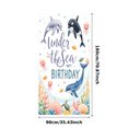 thumbnail image 1 of Marine Animals Banner Under the Sea Theme Ocean Decorations Colorful Design for Kids Party Event, 1 of 7