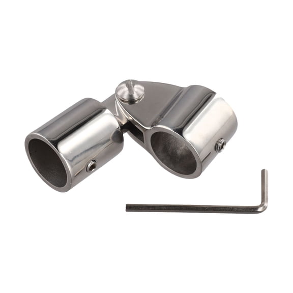 Marine For BIMINI Top Slide Cover 316 Stainless Steel Awning Fitting 22Mm 25Mm Deck Hardware Saltwater Resistant Boat Parts With Eye End Fittings And Hex Wrench(22MM)