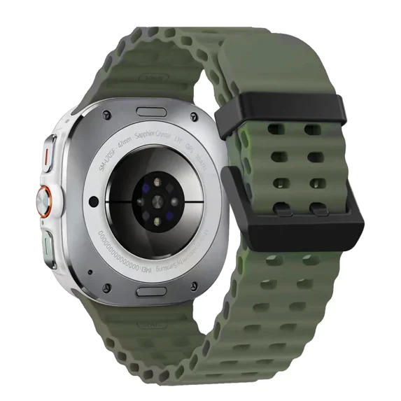 Marine Band For Samsung Galaxy Watch 7 ultra Strap 47mm Accessories Sport silicone Bracelet correa Galaxy Watch ultra Strap 47mm