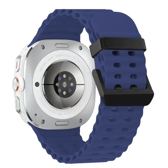 Marine Band For Samsung Galaxy Watch 7 ultra Strap 47mm Accessories Sport silicone Bracelet correa Galaxy Watch ultra Strap 47mm