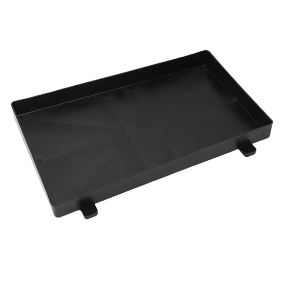 Marine Battery Tray 12V Boat Battery Holder with Hold Down Strap for RV Trailer Yacht, Medium 12.4 x 7.09 inches