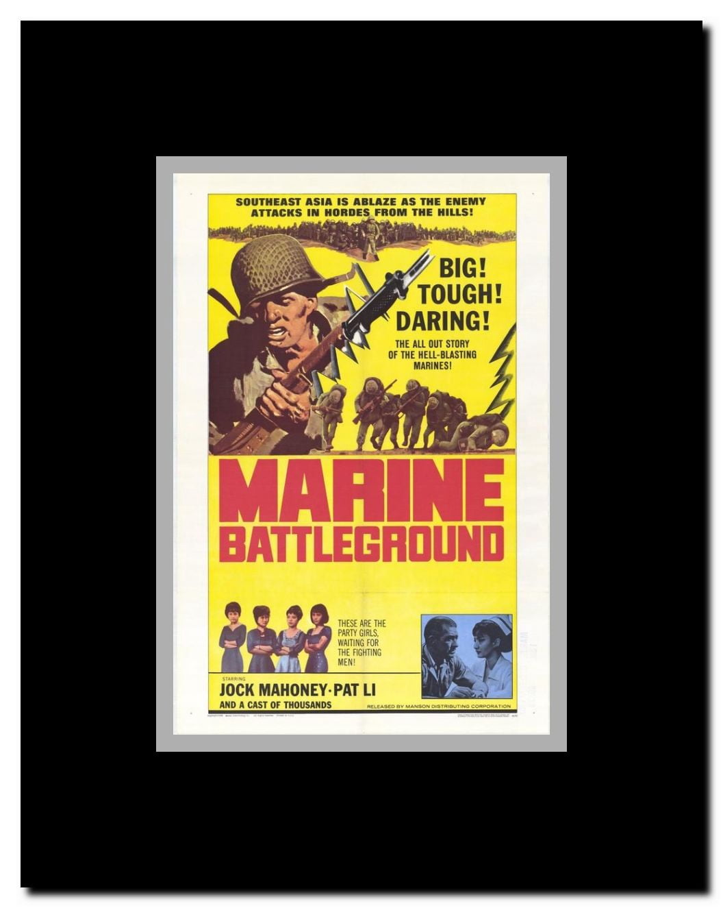 Marine Battleground Framed Movie Poster