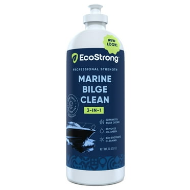 Marine Bilge Clean: Heavy Duty Formula Digests Odor Causing Sludge, Grease, Oil, Sheen (32 oz)