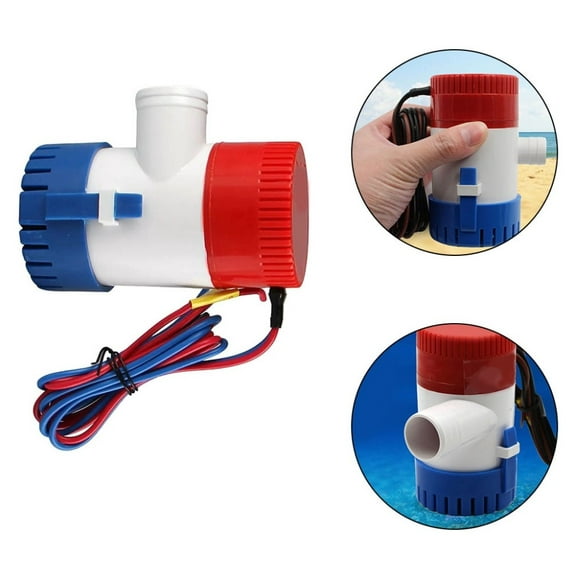 Marine Bilge Pump Submersible Water Pump 12V Electric Yacht Boat Kit 1100GPH likeweier