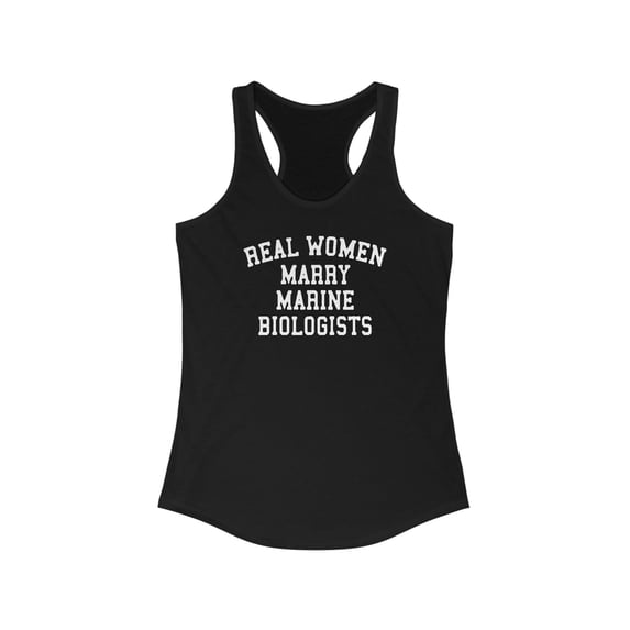 Marine Biologist Biology Wife Husband Tank Top Gifts Shirt Women Sleeveless