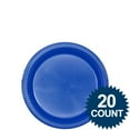 thumbnail image 1 of Royal Blue Plastic Plates, 7" (20 count) - Party Supplies, 1 of 1