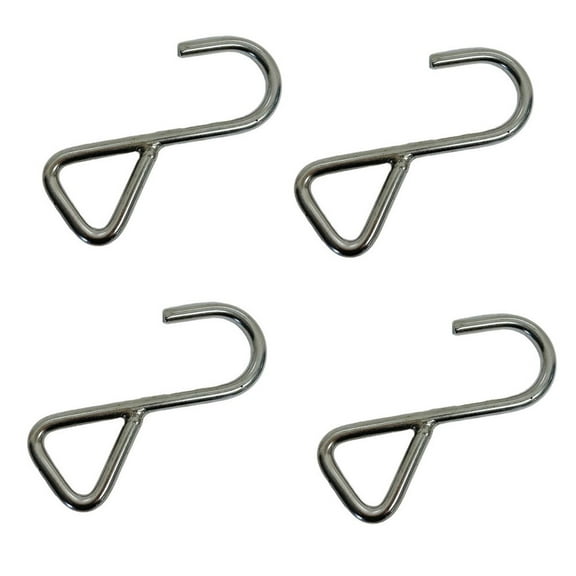 Marine Boat 1" S Web Hook 200 Lbs WLL Webbing Hook Rigging Stainless Steel 4 Pc