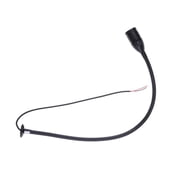 Marine Boat 12V LED Light, 20 Inch Gooseneck Arm, Wall Mount Flexible Reading Chart Light With Switch For Rv, 3W, Black