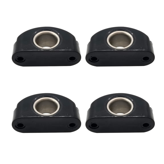 Marine Boat Fairlead Black Bullseyes Rope Fairlead With Nylon Bushing For Smooth And Efficient Rope Handling