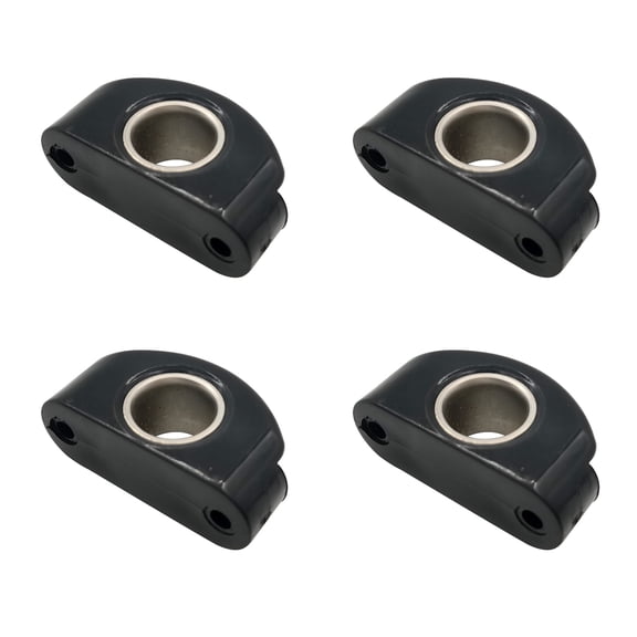 Marine Boat Fairlead Black Bullseyes Rope Fairlead With Nylon Bushing For Smooth And Efficient Rope Handling
