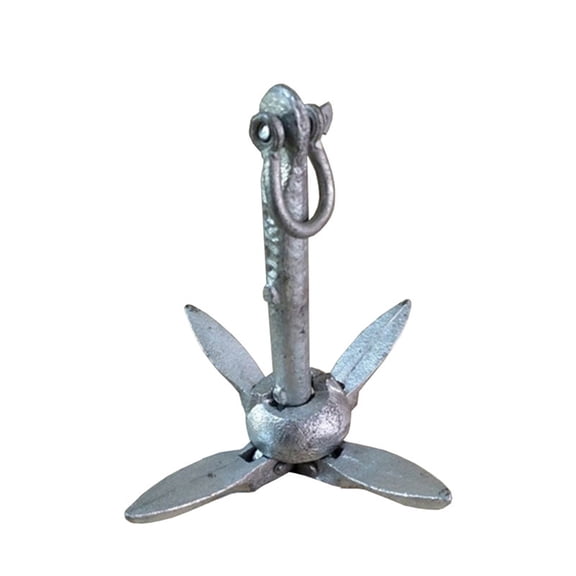 Marine Boat Fitting Folding Grapnel Anchor 0.7kg/1.5lbs