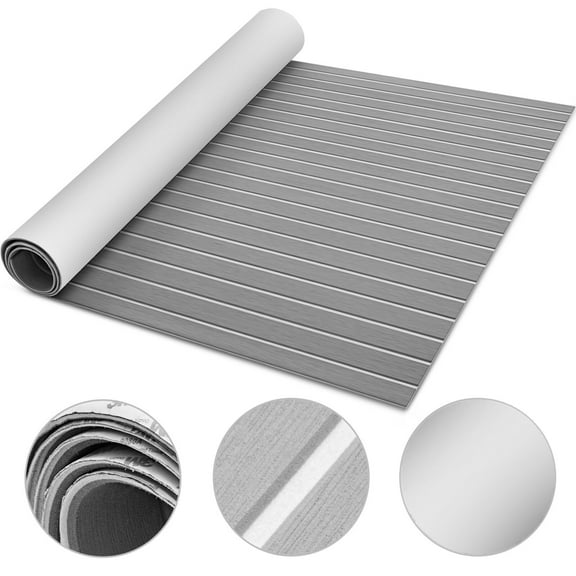 Marine Boat Flooring EVA Foam Faux Teak Decking Sheet Sea Deck Yacht Mat 94.5"