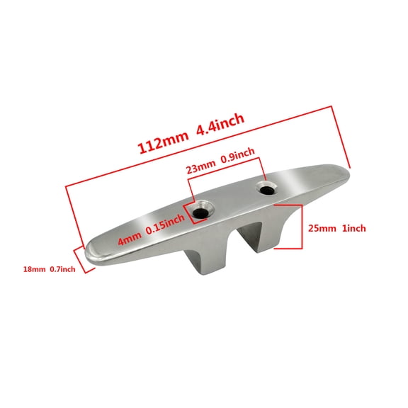 Marine Boat Hardware Fittings with Eye Short Leg Bolt Stainless Steel Cable Bolt 4.5 Inch/6 Inch Cable Bolt 316 Stainless Steel Marine Yacht Hardware Fittings