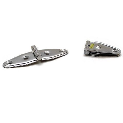 Marine Boat Hatch Hinges | Stainless Steel 4 1/8 x 1 1/8 Inch (Pair)