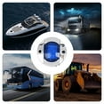 thumbnail image 1 of Marine Boat LED Courtesy Deck Lights,Waterproof Transom Stern Navigation Lighting for Pontoon,Sailboat,Fishing Boats,Dinghy,Hunter Vessels,2.95" Round Surface Mount Cockpit Step Utility Lamp, 1 of 4