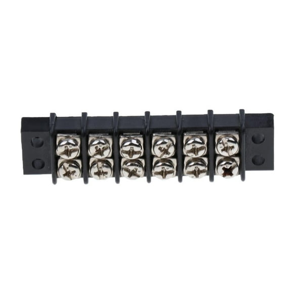 Marine Boat RV 12V 30A s Screw Terminal Block Bus Bar Splits 1 In 6 Out