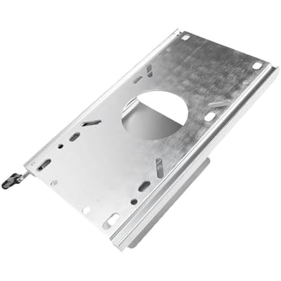 Marine Boat Seat Slide, Aluminum Alloy Boat Seat Slider Track with 14cm Adjustable Range for Standard 5.3x5.3 Inch Pedestal Base$$Watercraft