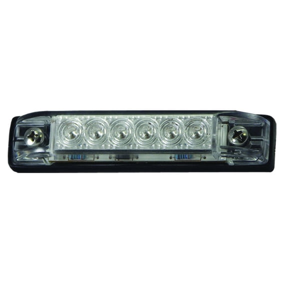 Marine/Boat Slim Line White Waterproof LED Utility Strip Light 12 Bulb