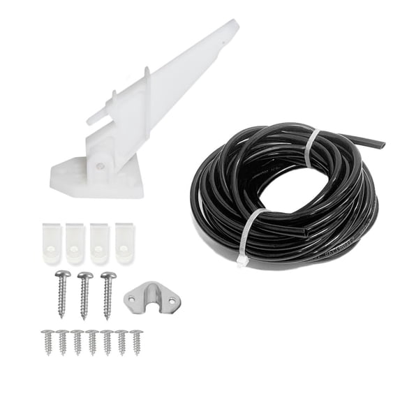 Marine Boat Speedometer Flow Meter Kit Automatic Kick Up Tube Assembly for High-Performance Boating Up to 80 MPH