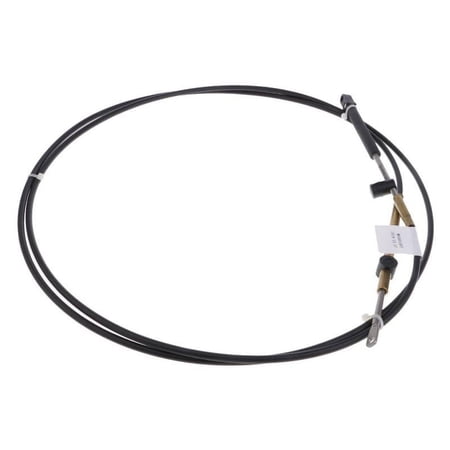 Marine Boat Throttle Control Cable for Side Control - Black, 10Ft