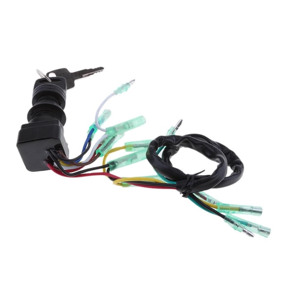 Marine/Boats Outboard Motor Engine Ignition Switch Assembly with two keys