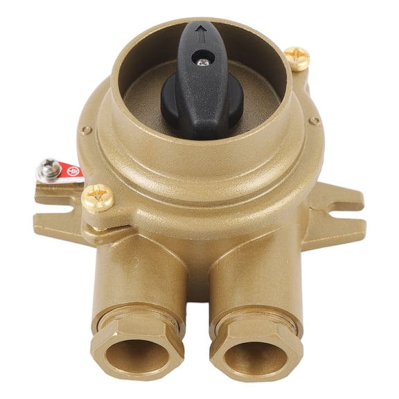 Marine Brass Junction Box with Switch HH202-3 10A - IP56 Waterproof Electrical Switch for Boats & Yachts