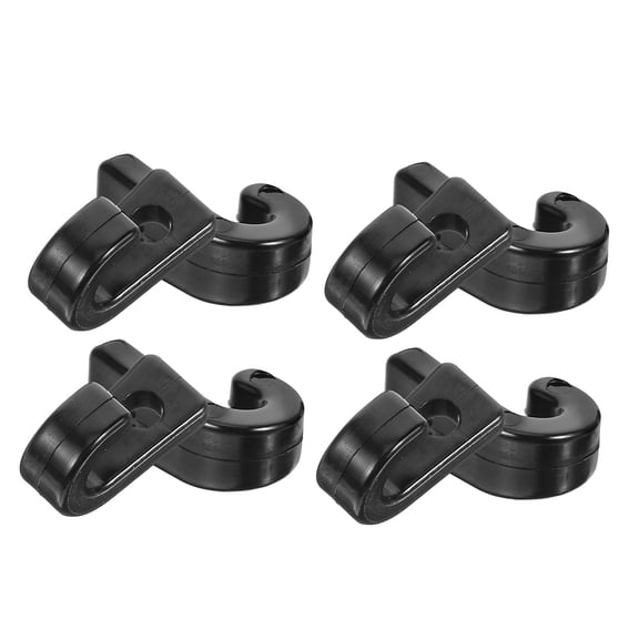 Marine Buckle 8 Pcs Hanging Bungee Hook Hooks Elastic Ropes Canoe Accessories Abs