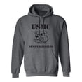 thumbnail image 1 of Marine Bulldog Adult Hooded Sweatshirt, 1 of 3