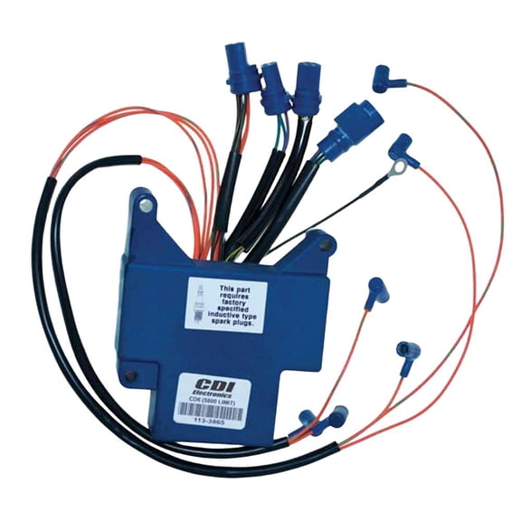 Marine CDI Power Pack Compatible with Johnson Evinrude 6-Cylinder 150 155 175HP Cross Flow Big Bore Outboard 1989-1992 2-Stroke Replaces 0583865 583865 113-3865