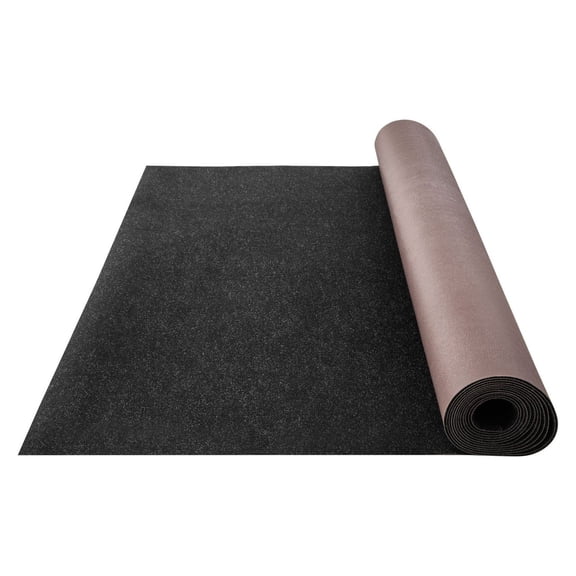 Marine Carpet 6x36 ft Charcoal Black - Boat Carpeting, Indoor/Outdoor Marine Grade Carpet Roll with TPR Backing for Boat, Patio, Porch, Deck