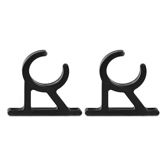Marine City Black Nylon Dive Ladder Storage Clips, 1-3/4 in, Secure Grip, UV Resistant, for Boats, Yachts, Ships and RVs, Pack of 2