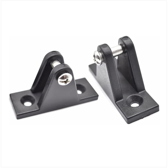 MARINE CITY Bimini Top Deck Hinges Corrosion & Water-Resistant, 2-1/2 Inches Length, 7/8 Inches Width, Fits 1/4 Inches Bolts, for Boats, Yachts, Ships, RVs Pack of 2