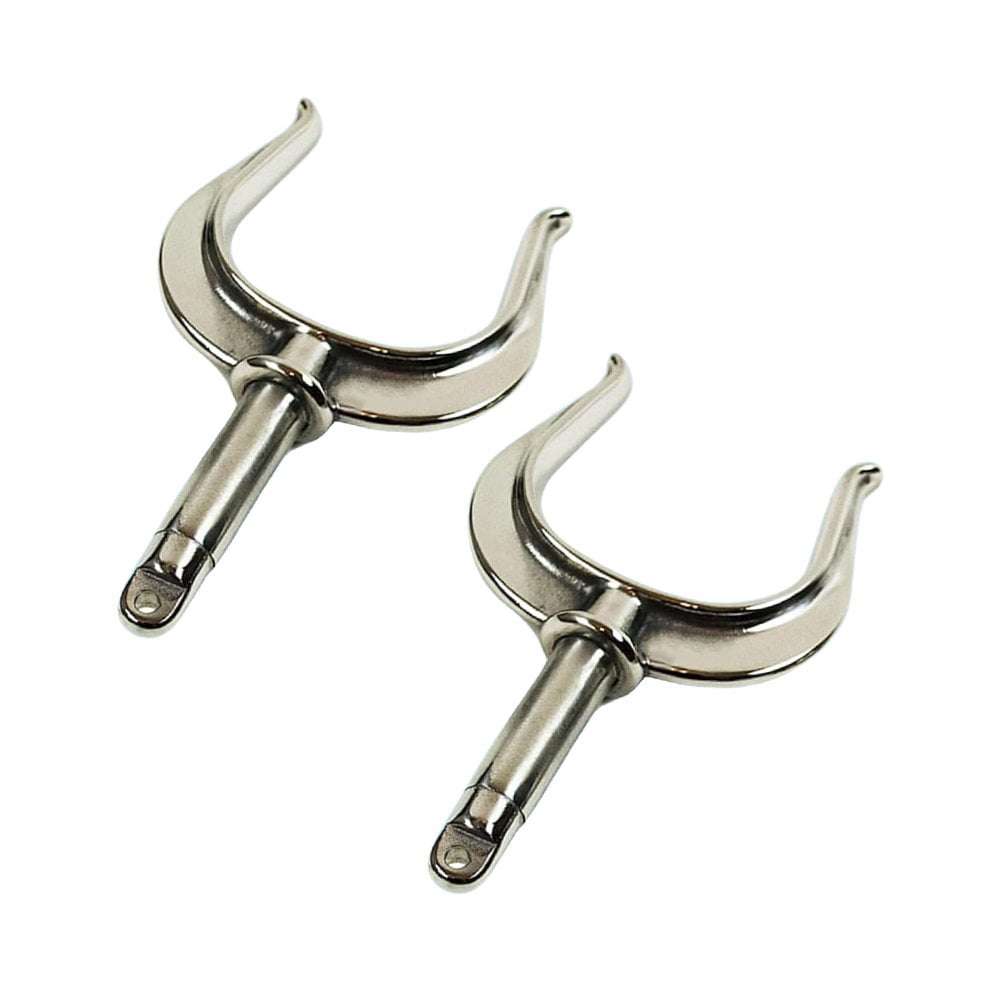 MARINE CITY Shaft Rowlock Oarlock, 316 Stainless Steel, Heavy Duty 1/2 ...