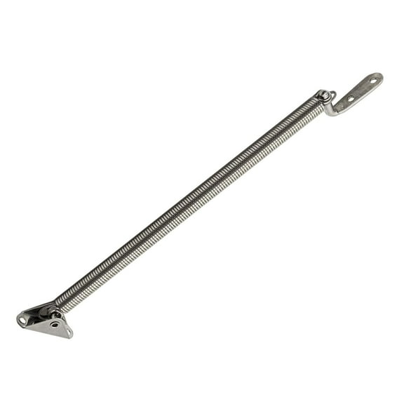 MARINE CITY Hatch Spring Adjuster with U-Bolt and L-Shape Plate, 304 Stainless Steel, Corrosion-Resistant, 8-7/16 Inch Spring Length, 10-7/8 Inch Full Length, for Boats, Yachts, Ships & Kayaks