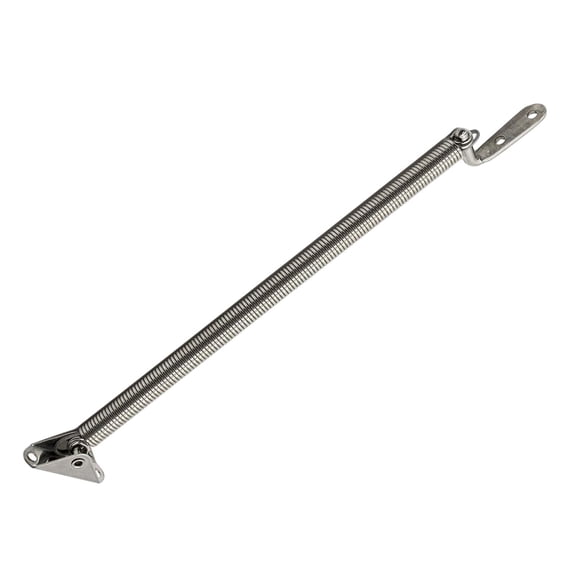 MARINE CITY Hatch Spring Adjuster with U-Bolt and L-Shape Plate, 304 Stainless Steel, Corrosion-Resistant, 8-7/16 Inch Spring Length, 10-7/8 Inch Full Length, for Boats, Yachts, Ships & Kayaks