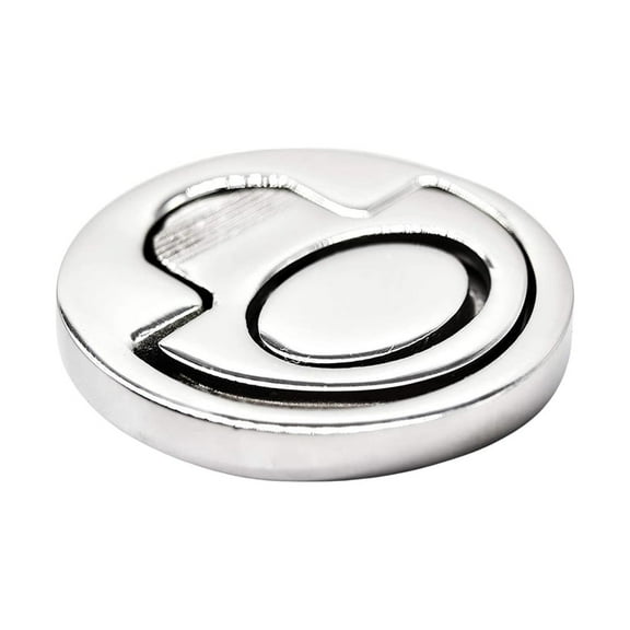 MARINE CITY Round Spring Loaded Flush Lifting Ring, 316-Grade Stainless Steel, 2 Inch Diameter, Corrosion-Resistant, Durable for Boats and Hatches Pack of 1