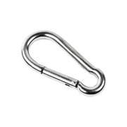 MARINE CITY Carabiner Clip Snap Hook - 316 Stainless Steel Clips 4 Inches Ideal for Climbing Fishing Hiking Boating Sailing & Camping Pack of 1
