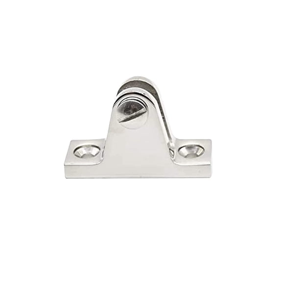 MARINE CITY Bimini Top Deck Hinges with Removable Pin, 316-Grade Stainless Steel, Boat Bimini High Fitting Hardware Side Mount, Corrosion-Resistant, for Marines, Boats, Yachts Pack of 1