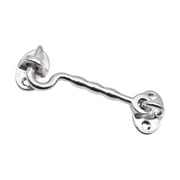 MARINE CITY Buckle Cabin Hook and Eye Latch, 316 Grade Stainless Steel, Wind Proof Shed Safety Stopper, Silent Holders Catch Lock, 3 Inches, Ideal for Marines, Boats, Ships, Yachts Pack of 1