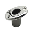 thumbnail image 1 of Marine City Flush Base Flag Socket 316 Stainless Steel, Fits 20 mm Poles for Boats, Yacht Pack of 1, 1 of 8