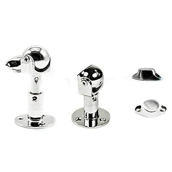 MARINE CITY Magnetic Ball Door Window Stopper Set, 316 Stainless Steel, Corrosion-Resistant, Holds 4kg, Water-Resistant, Extendable 73mm-100mm, Ideal for Boats, Yachts, Ships