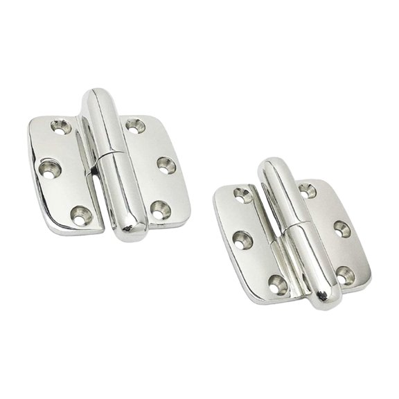 Marine City Removable Hinges, 316 Stainless Steel, Corrosion-Resistant, for Boats, Yachts, Doors, Motor Boxes & RVs, Pack of 2