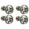 thumbnail image 1 of MARINE CITY Mount Ski Tow Hooks  316 Stainless Steel, Mirror-Polished Finish, Corrosion-Resistant  2-1/2 Inch Ring Diameter, for Boats, Marines, Yachts, Hardware Accessories Pack of 4, 1 of 8
