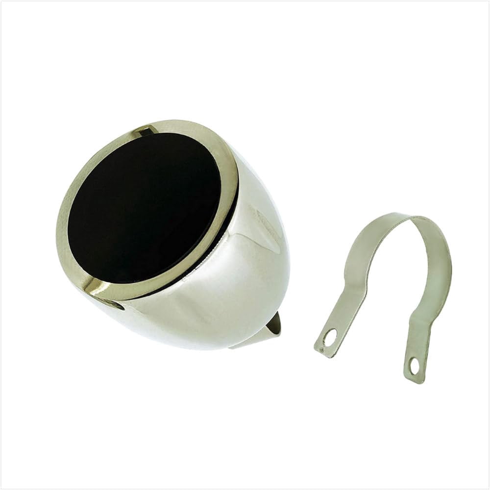 MARINE CITY 316 Stainless Steel Steering Wheel Knob with Cap, Gloss Polished Finish, Durable Spinning Ball Bearing for Marine Boats, Yachts, Kayaks, and Caravans Pack of 1