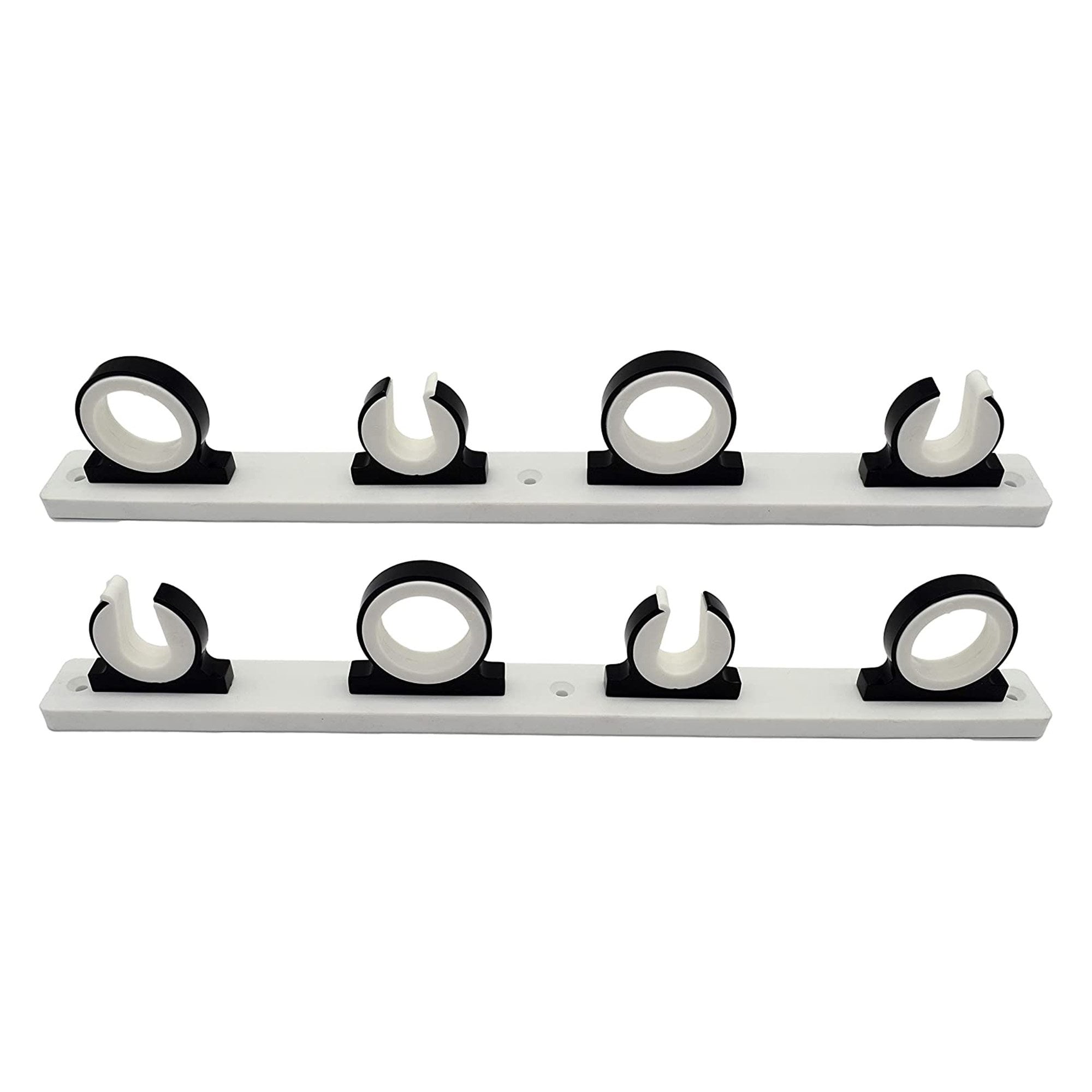 MARINE CITY 4-Rod Reel Fishing Rod Storage Hanger Rack with White Poly ...