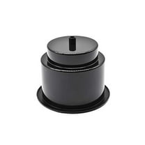 Marine City Black Plastic Cup Drink Holder with Center-Drain Hole 1Pcs