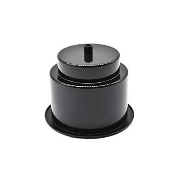 Marine City Black Plastic Cup Drink Holder with Center-Drain Hole 1Pcs